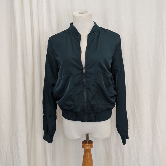 Teal Hei Hei Bomber Jacket